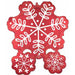 Satin Nordic Snowflakes (3/Pk)