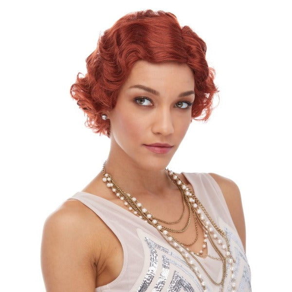Roaring 20s Auburn Costume Wig