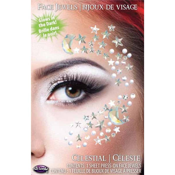 Celestial Glow in the Dark Face Jewels