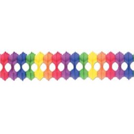 Rainbow Arcade Garland, 12 ft