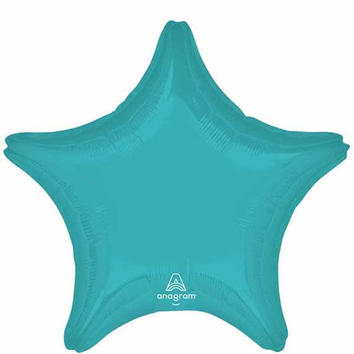 Vibrant Blue Star Foil Balloon, 19 Inch