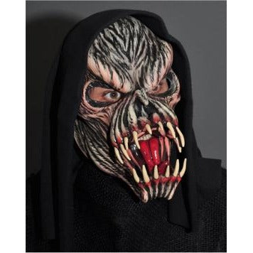 Zagone Studios Fang Face Latex Monster Mask with Hood