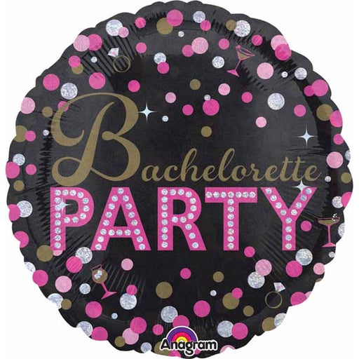 28-Inch Bachelorette Party Jumbo Holographic Foil Balloon