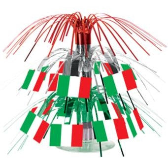 Mini Italian Flag Cascade Centerpiece