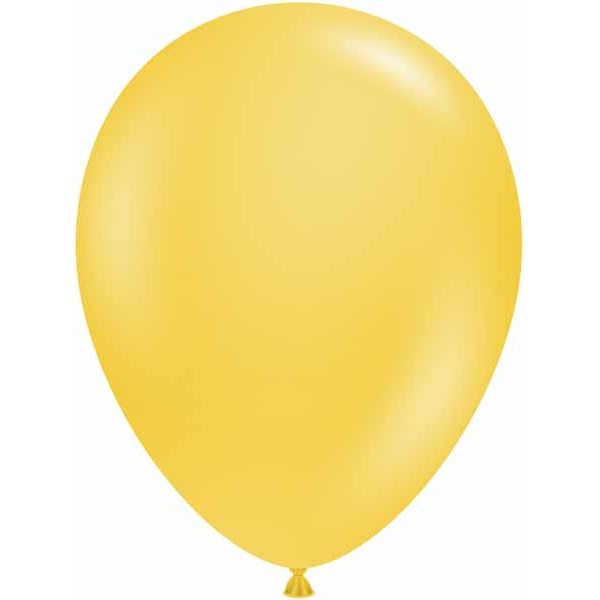 TUFTEX 5 Inch Goldenrod Latex Balloons, 50 Count