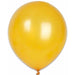 Trico Gold 12-Inch Latex Balloons, 100 Pack