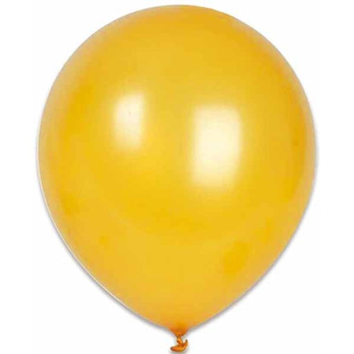 Trico Gold 12-Inch Latex Balloons, 50 Pack