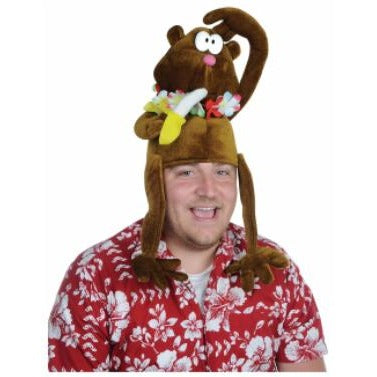 Plush Monkey Hat