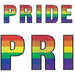 Glittered Pride Streamer, 5 ft