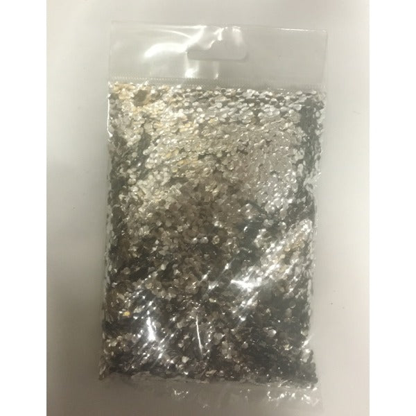 Silver Biodegradable Glitter, 50 g Bag