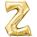 Anagram 16 Inch Gold Letter Z Foil Balloon