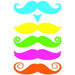 StacheTATS Gentleman Bright Temporary Mustache Tattoos