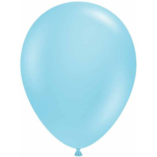 Ballons en latex TUFTEX 17 pouces, couleur vert d'eau, paquet de 50