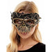 Woodland Voodoo Green Skull Half Mask