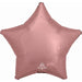 19-Inch Rose Gold Star Foil Balloon