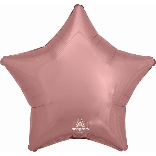 19-Inch Rose Gold Star Foil Balloon
