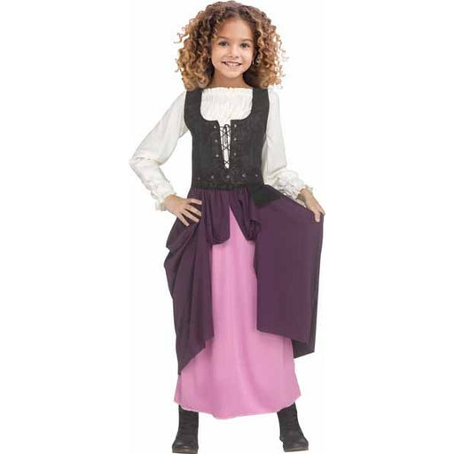 Renaissance Maiden Child Costume, Size 12/14