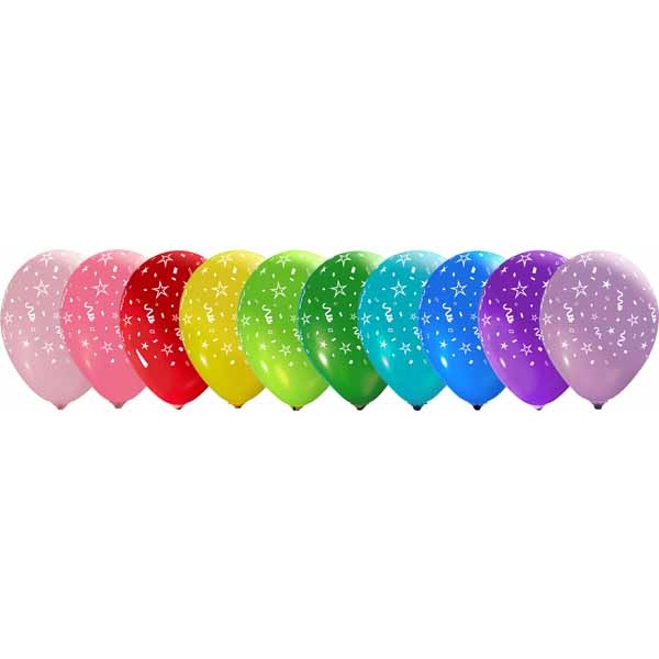 STREAMERS ALL-OVER 12" TRENDY ASST 50/B