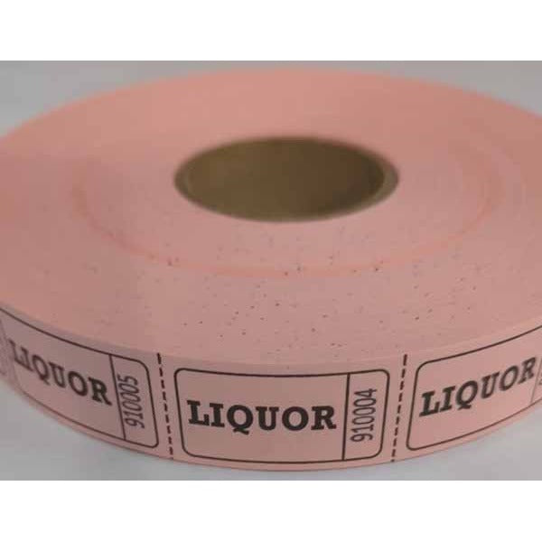 ROLL TICKETS 2000 LIQUOR PINK