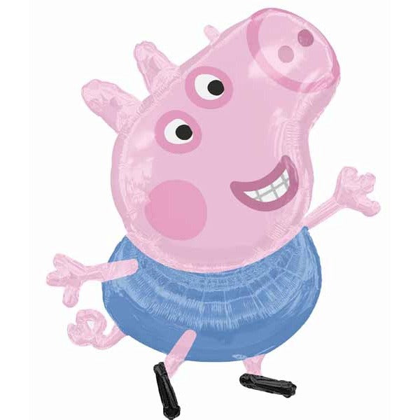 George Pig Peppa Pig Shaped Foil Balloon, 24 Inch