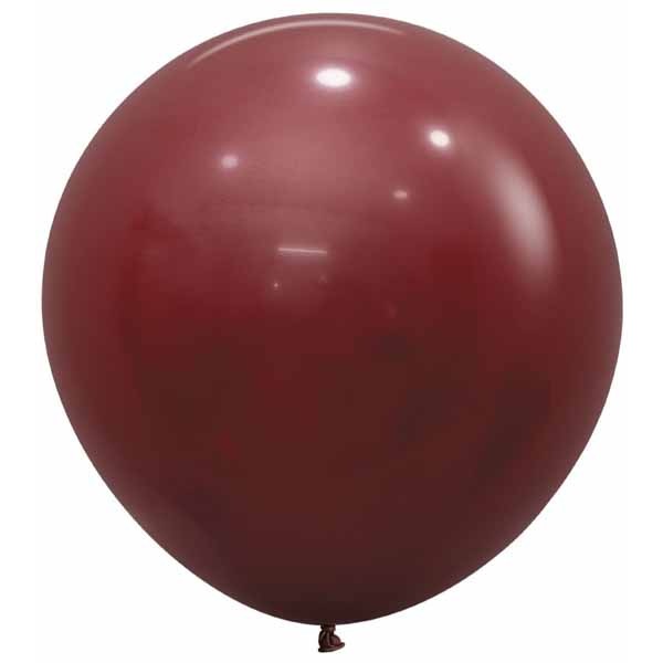 Sempertex Merlot Red 24-Inch Latex Balloons, 10 Pack