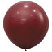 Sempertex Merlot Red 24-Inch Latex Balloons, 10 Pack