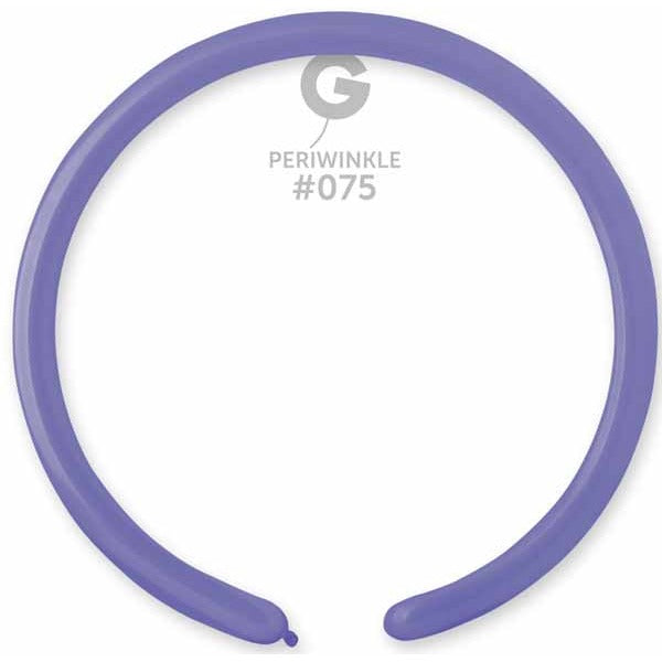 Gemar 160 Periwinkle #075 Twisting Balloons, 50 Pack