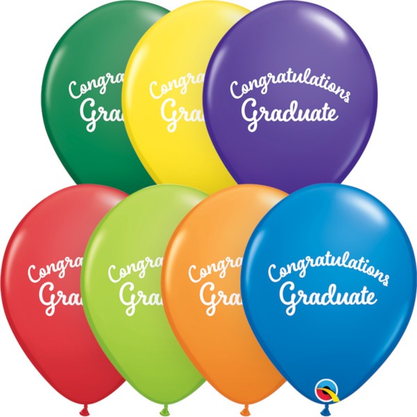 GRADUATION SCRIPT 11" CARNIVAL 50/BG