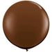 36" Chocolate Brown Balloons (2 Pack) By Qualatex