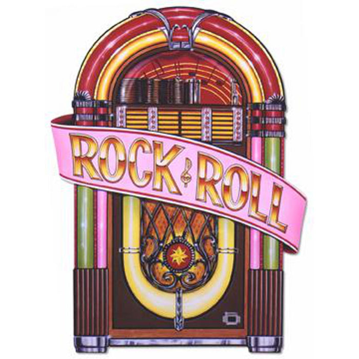 36" Juke Box Cutout Bulk - Retro Party Decoration