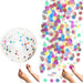 36-inch Giant Multicolor Confetti Balloons 8ct