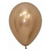 Sempertex Reflex Gold 5" Latex Balloons, 50 Pack