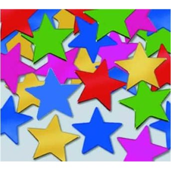 Fanci Fetti Multicolor Star Confetti, 1 oz