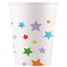 PAPER CUPS 7OZ 8/PK MULTICOLOUR STARS