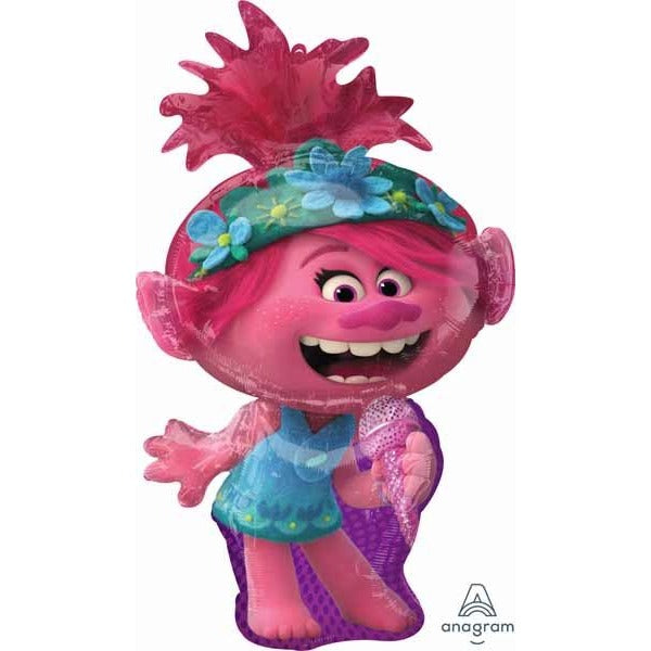 Trolls World Tour Poppy 37-Inch Shaped Foil Balloon