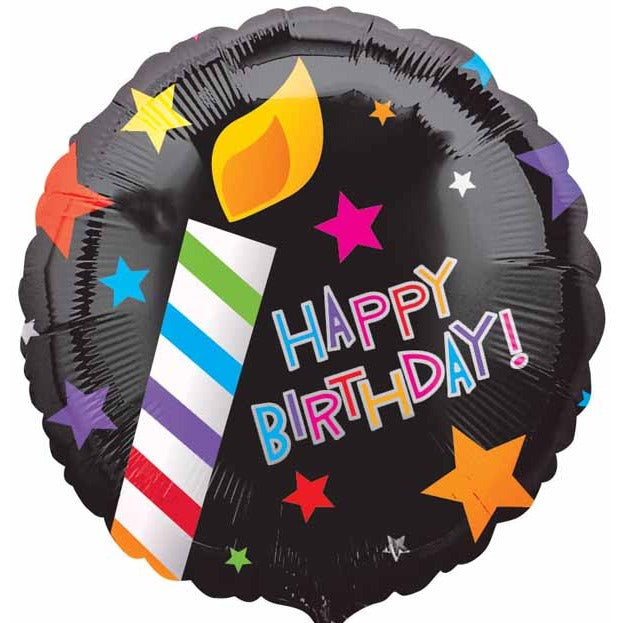 Birthday Candles 18-Inch Foil Balloon