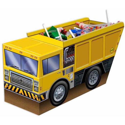 "3-D Dump Truck Centerpiece For Construction-Themed Parties"