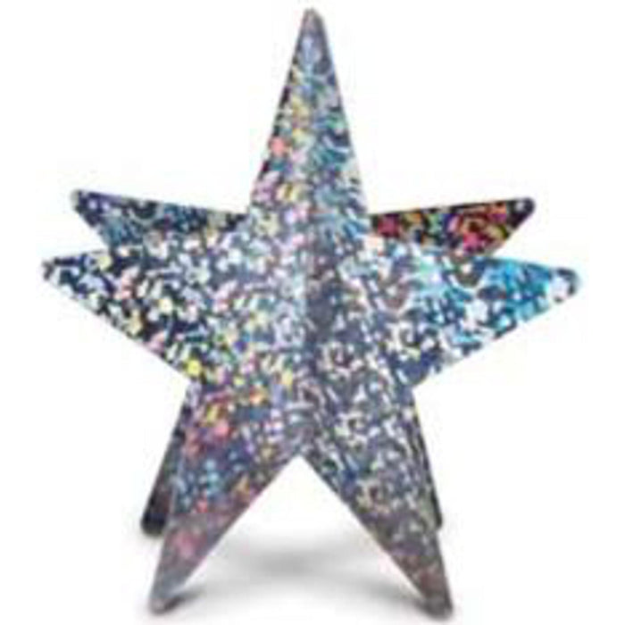 3-D Prismatic Star Centerpiece - Silver