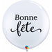 Simplement Bonne Fete 3' Latex Balloons in White (2/Pk)