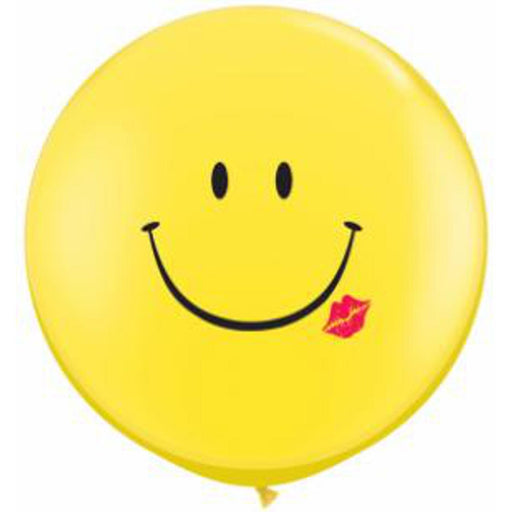 3' Yellow Balloons (Set Of 2) - A Smile & A Kiss