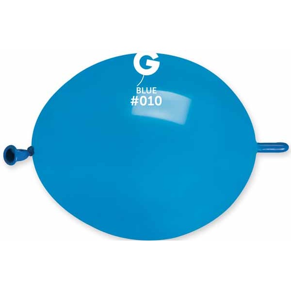Gemar G-Link 13-Inch Blue #010 Latex Balloons, 50 Count