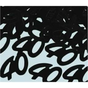 Black Number 40 Fanci-Fetti Confetti, 1 oz