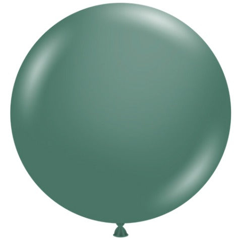 TUFTEX 24-Inch Evergreen Latex Balloons, 25 Count