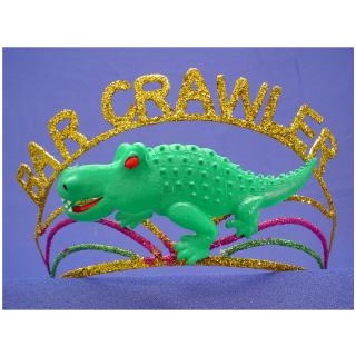 Mardi Gras Glitter Bar Crawler Tiara