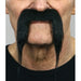 Black European-Style Self-Adhesive Moustache, 10 x 15 cm