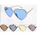 Large Heart-Shaped Sunglasses, 12 Pairs