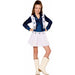 Dallas Cheer Duty Youth Dress Costume, Medium