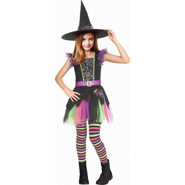 Rainbow Witch Child Costume