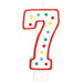 5-Inch Number 7 Birthday Candle