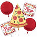 Pizza Party Foil Balloon Bouquet